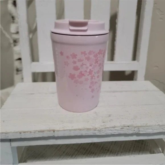 Starbucks Cherry Blossom Sakura Pink Floral Tumbler, new - Picture 2 of 3